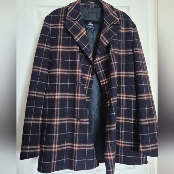 Burberry Jackets & Blazers - BURBERRY Plaid Wool Coat